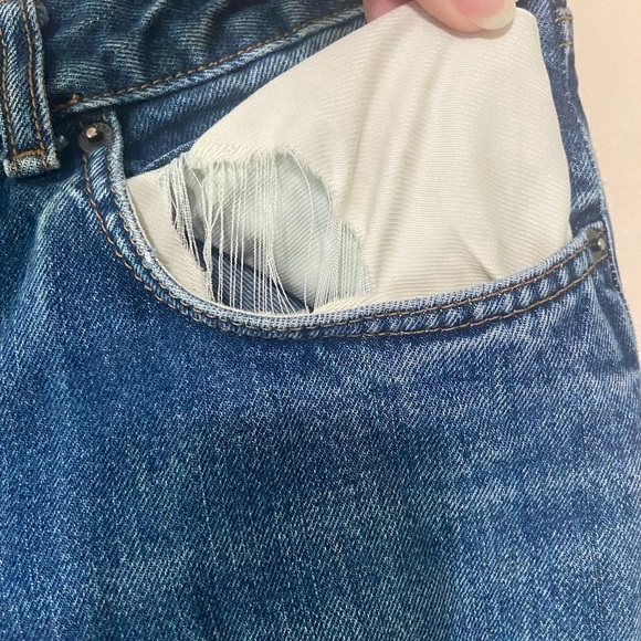 Patagonia men's 31x29 relaxed fit straight leg organic cotton denim jeans GUC - Picture 7 of 7